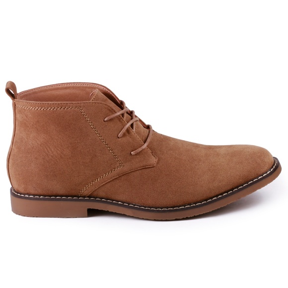 Metrocharm Men\'s Taupe Lace Up Ankle Fashion Boot main image 5
